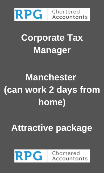 Corporate Tax Manager - RPG